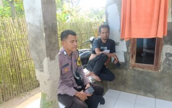 Humanis, Bhabinkamtibmas Polsek Muncang Sambangi Warga Binaanya Sekaligus Sampaikan Pesan Kamtibmas