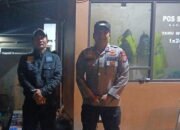 Menjelang Sahur,Personel Polsek Rangkasbitung Polres Lebak Patroli Dialogis Sapa Security di Perumahan Mabu Park