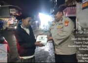 Patroli Dialogos Anggota Piket Polsek Rangkasbitung Polres Lebak Gelar Sahur On The Road Wujud Kepedulian Polri di Tengah Masyarakat