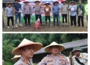 Kapolres Lebak Laksanakan Penanaman Jagung Serentak Kuartal I di Desa Ciburuy Kecamatan Curugbitung