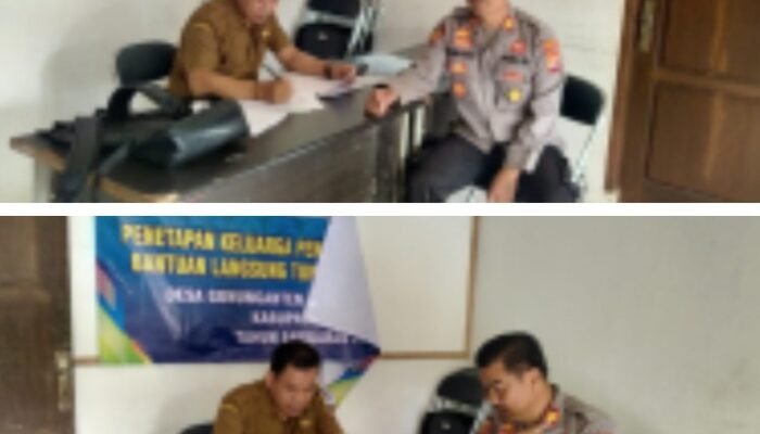 Kapolsek Cimarga Polres Lebak Sambang Dan Silaturahmi Ke Kantor Desa Gununganten