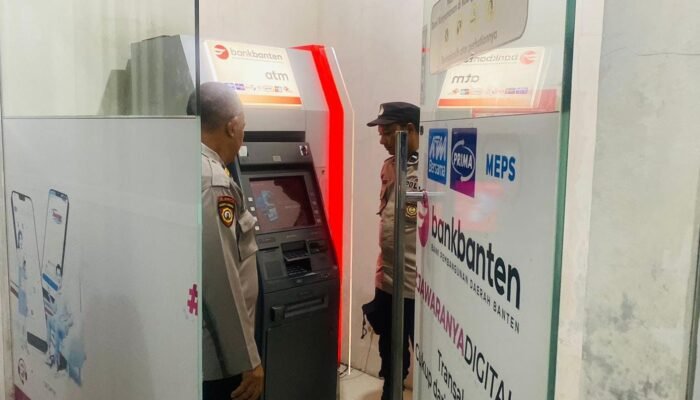 Release Polsek Maja Polres Lebak Polda Banten  Cegah Gangguan Kamtibmas Anggota Polsek Maja Polres Lebak Laksanakan Patroli Ke Atm