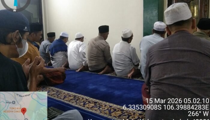 Release Polsek Maja Polres Lebak  Anggota Polsek Maja Polres Lebak Laksanakan Sholat Subuh Keliling