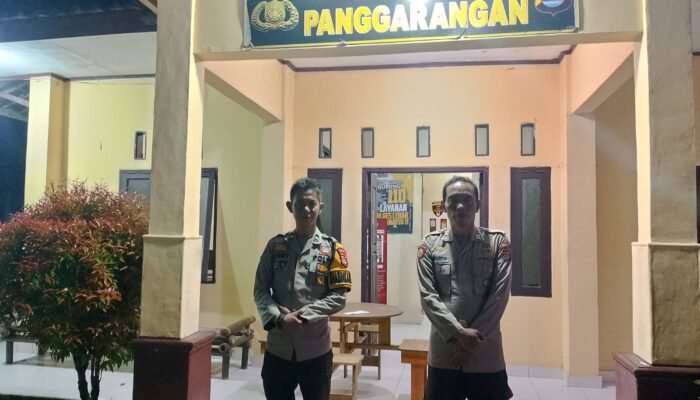 Release Polsek Panggarangan Polres Lebak  Guna Kewaspadaan Dan Kesiap Siagaan Personil Piket Polsek Panggarangan Polres Lebak Giat Sispam Mako
