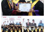 Ketua TP-PKK Kuansing Hadiri Wisuda Sekolah Lansia Sehat Ceria di Hulu Teso
