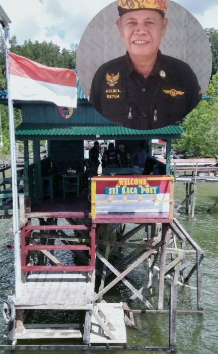 Aslin, Ketua Lembaga Investigasi Negara Kaltara Soroti Bangunan Tua Pos Sekaca di Perbatasan RI–Malaysia di Nunukan