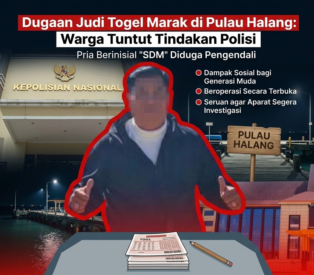 Togel Diduga Makin Marak di Pulau Halang, Sosok ‘Pengendali’ Bisnis Haram Mulai Jadi Buah Bibir Warga
