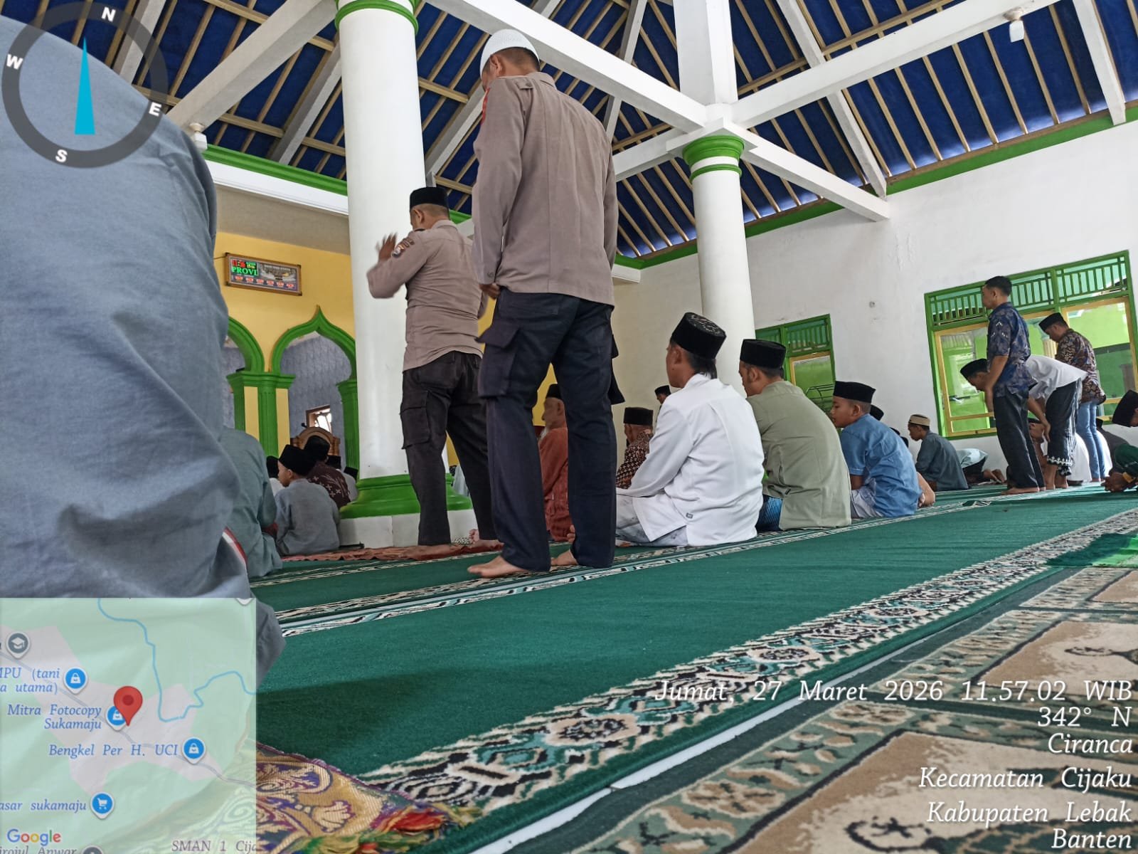 Polsek Cijaku Polres Lebak Laksanakan Program Kapolda Banten Shalat Subuh Keliling di Darkum Kecamatan Cijaku dan Cigemblong
