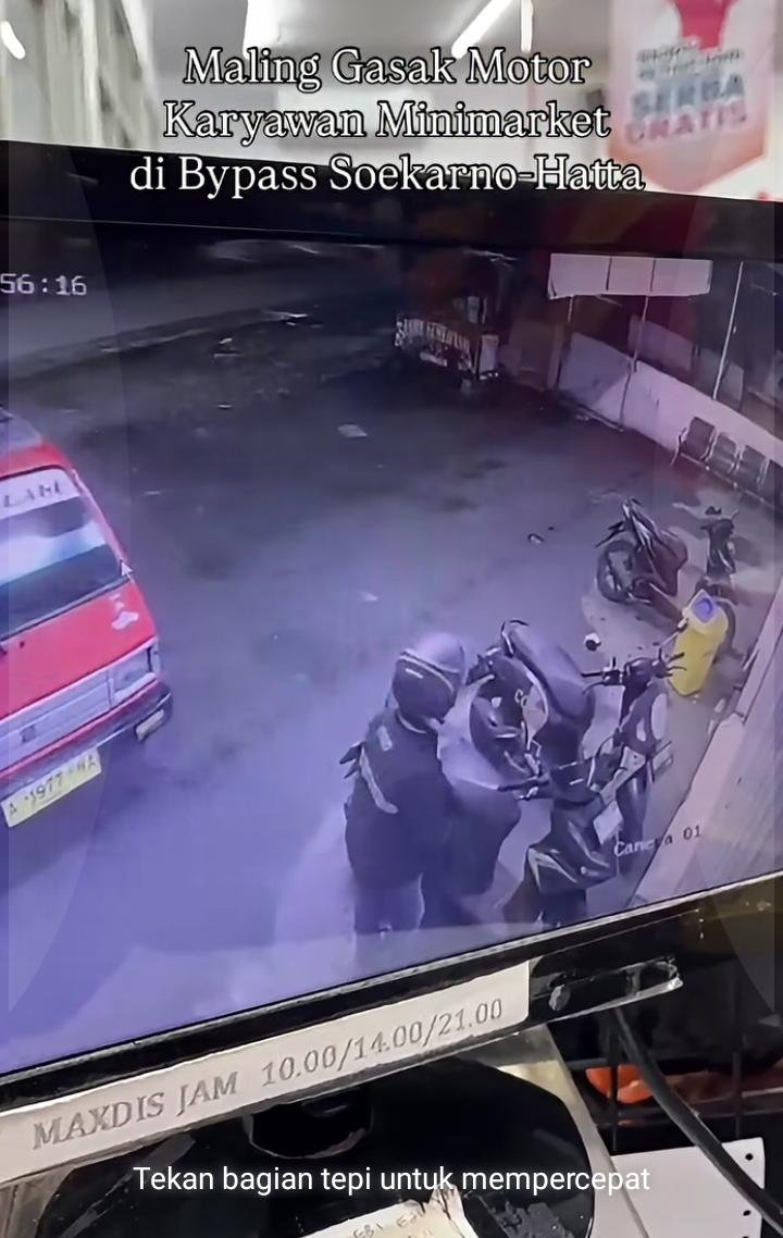 Terekam CCTV, Polres Lebak Buru Pelaku Pencurian Ranmor di Lebak