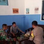 Bhabinkamtibmas Polsek Rangkasbitung Polres Lebak dan Babinsa Sambangi Kepala SPPG di Kampung Babakan Sampaikan Pesan Kamtibmas