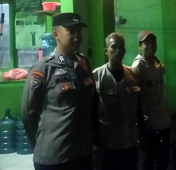 KSPKT I Polsek Rangkasbitung Polres Lebak Patroli Dialogis Ke Kampus Latansa Sampaikan Pesan Kamtibmas ke Security