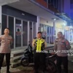 Anggota Polsek Maja Polres Lebak Laksanakan Patroli Malam Hari Antisipasi Gangguan Kamtibmas