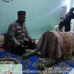 Sebagai Bentuk Kepedulian dan Kedekatan Polri Dengan Masyarakat Anggota Polsek Rangkasbitung Takziah Ke Desa Binaan