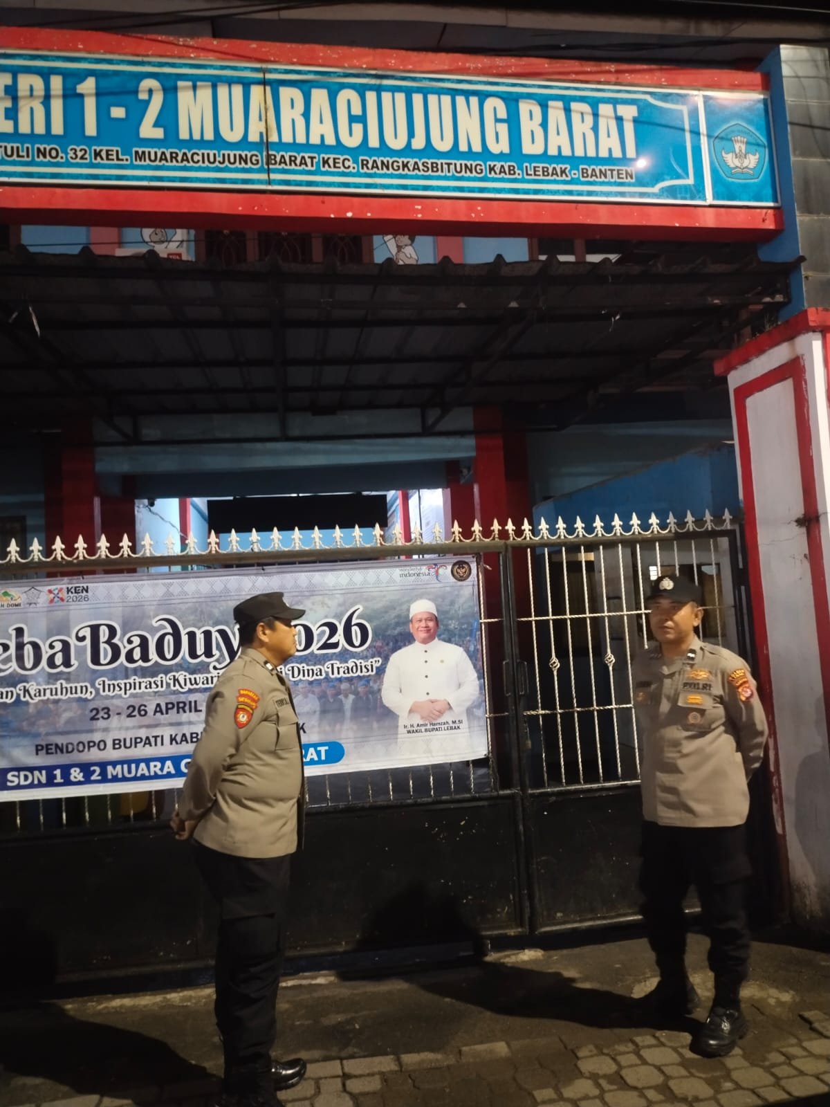 Kanit Samapta Polsek Rangkasbitung Polres Lebak Patroli Obvit di Jalan Multatuli