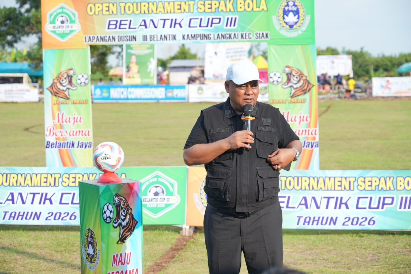 Wakil Bupati Buka Turnamen Sepak Bola Belantik Cup III, Diikuti 64 Tim dari Berbagai Daerah