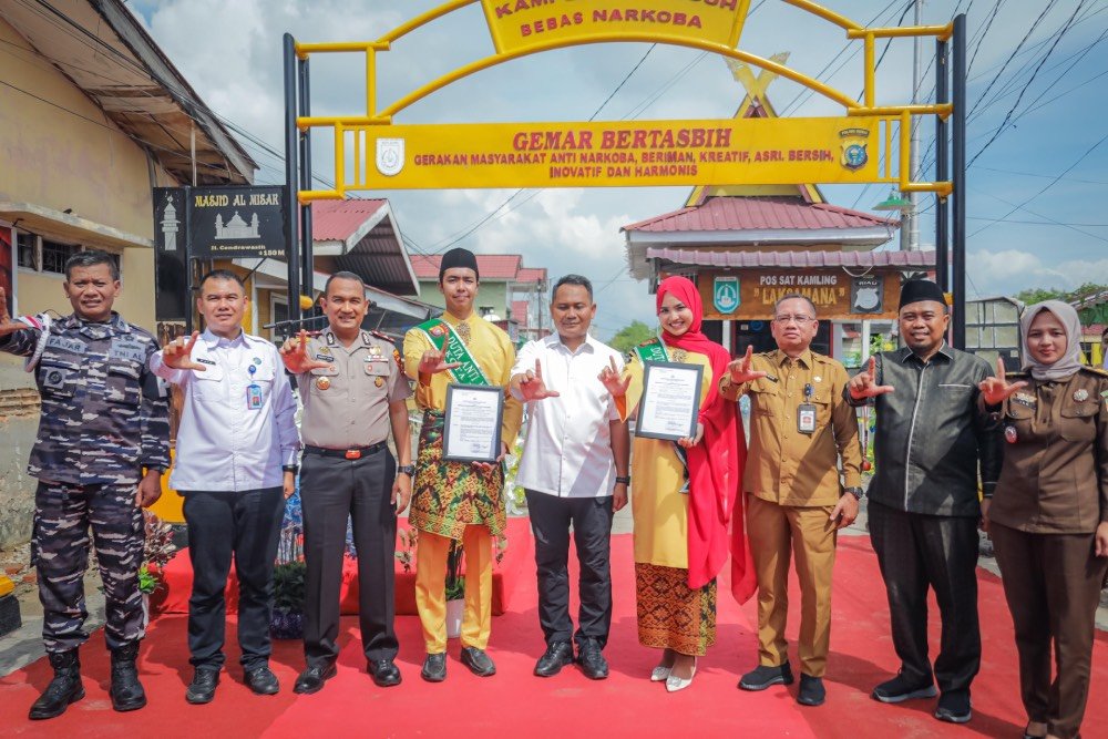 Revitalisasi Kampung Tangguh di Dumai Diresmikan, Wali Kota Ajak Warga Bersatu Lawan Narkoba