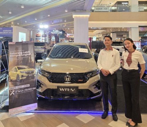 New Honda WR-V Jadi Primadona Pengunjung Pameran Otomotif di Living World Pekanbaru