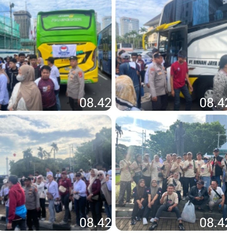 Pastikan May Day Aman, Polres Lebak Kawal Massa Buruh ke Monas