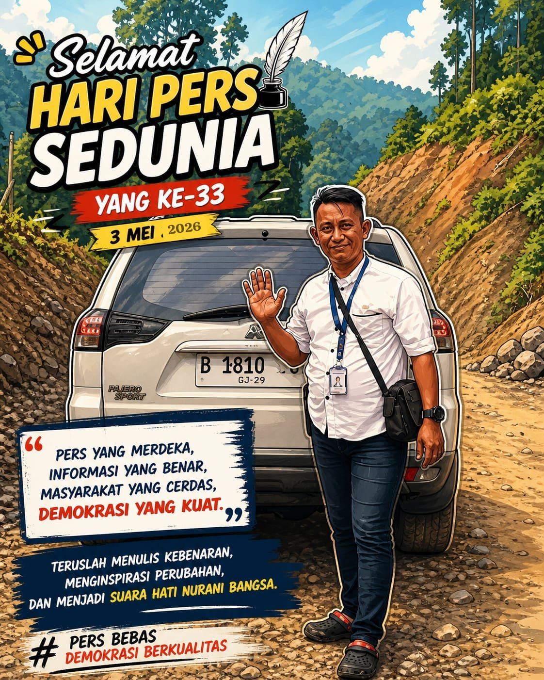 Selamat Hari Pers Sedunia Yang ke – 33 di Tahun 2026