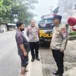 Anggota Piket Polsek Rangkasbitung Polres Lebak Giat Patroli Dialogis dan Sambang Ke Warga Desa Namengc