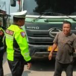 Polres Serang Tindak Truk Tambang yang Langgar Jam Operasional di Kragilan