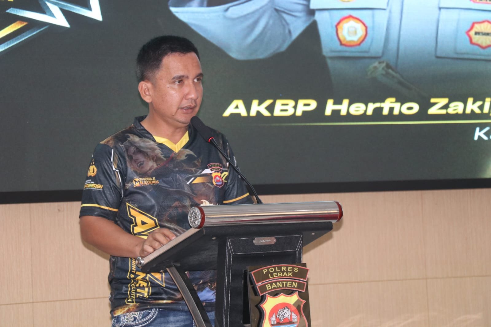 Kapolres Lebak Resmi Buka Event Kapolres Cup E-Sport Competition 2026 Mobile Legends