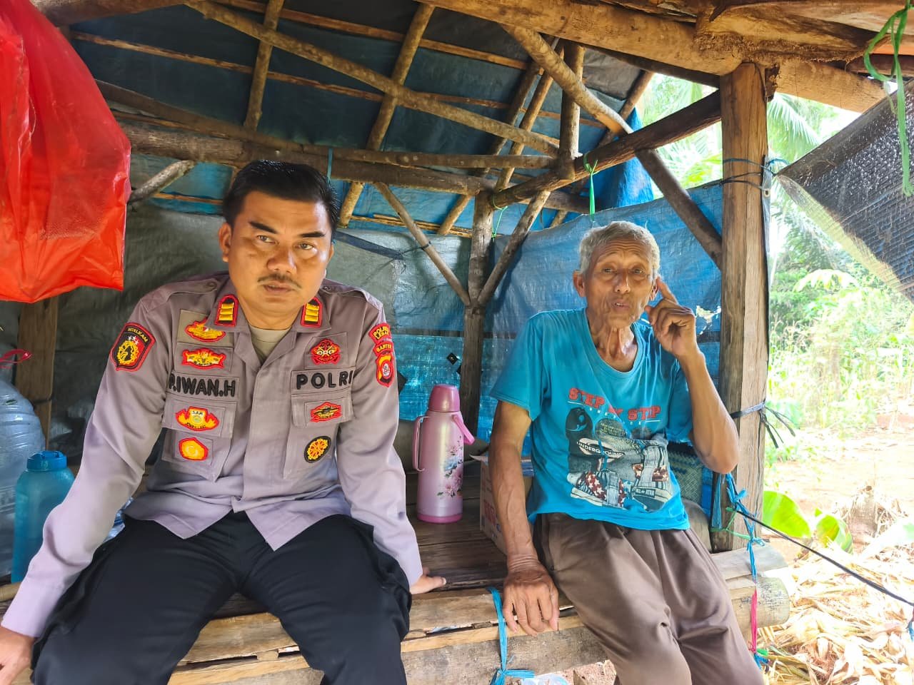 Giat Sambang Kapolsek Cimarga Polres Lebak Ke Petani Desa Margajaya