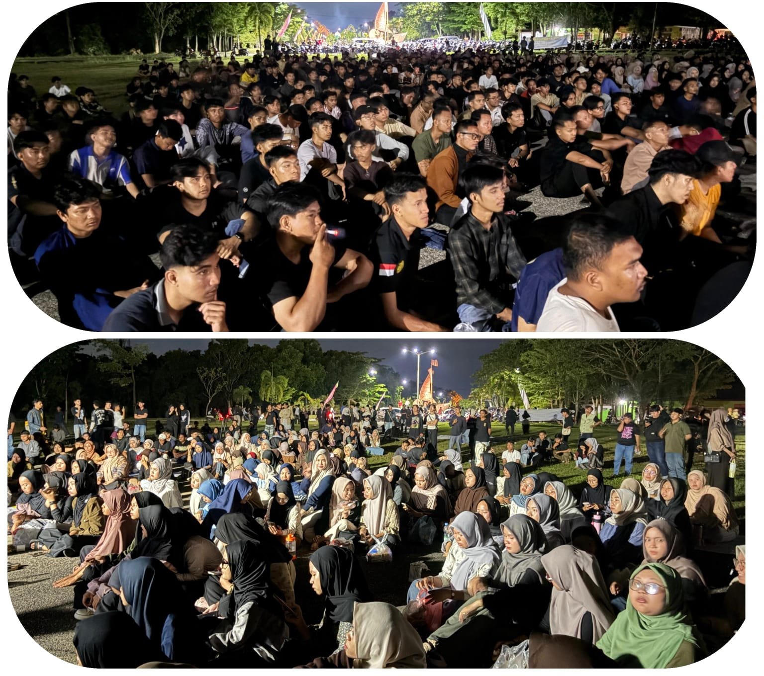 RIBUAN PESERTA PADATI NOBAR FILM “PESTA BABI” DI UIN SUSKA RIAU