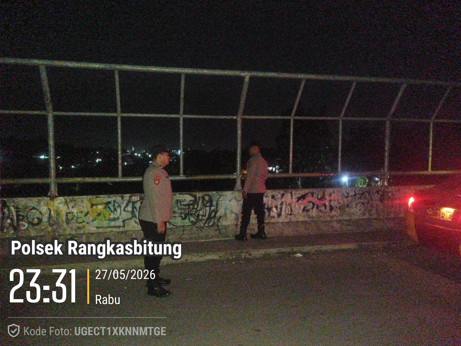 Cegah C3,KSPKT III Polsek Rangkasbitung Polres Lebak Patroli Dialogis Ke Jalan Mayor Jamal Halim