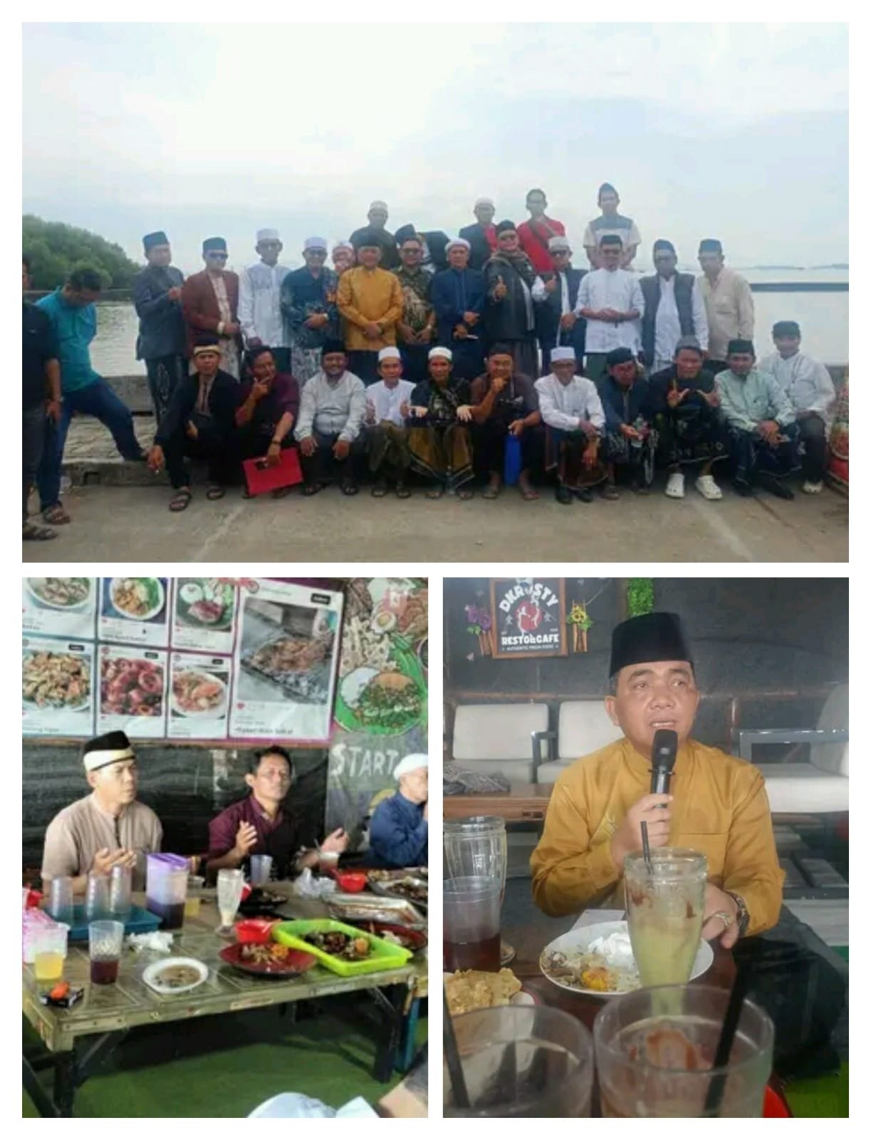 Pembubaran Panitia HUT ke-20, Pemcam Gunung Kaler Gelar Rapat di Pantai Gope
