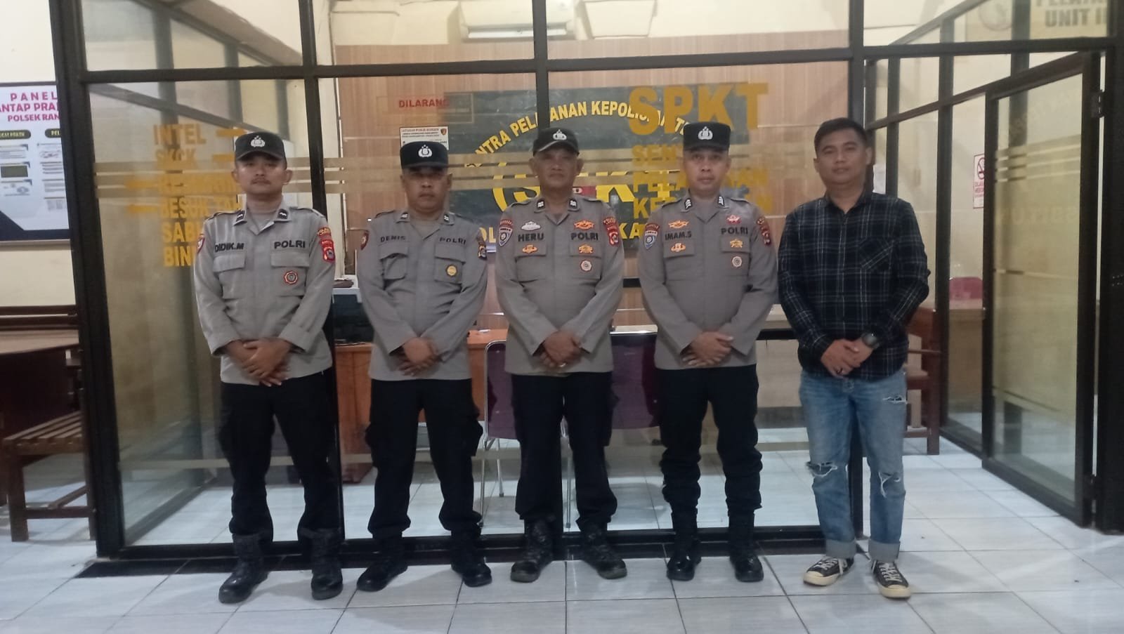 Sispam Mako Polsek Rangkasbitung Polres Lebak Guna Ciptakan Keamanan Mako