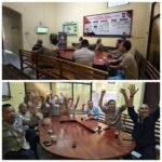 Kapolsek Rangkasbitung Polres Lebak Dan Personil Serta Tokoh Masyarakat Giat Nobar Piala Dunia World Cup 2026