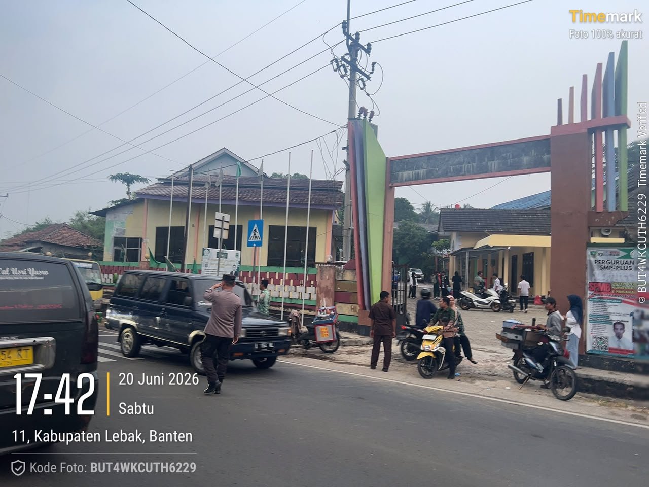 Kaspk Polsek Warunggunung Polres Lebak Tingkatkan Patroli Siang dan Sore hari Pantau Arus Lalin dan Cegah C3 serta Kejahatan Jalanan
