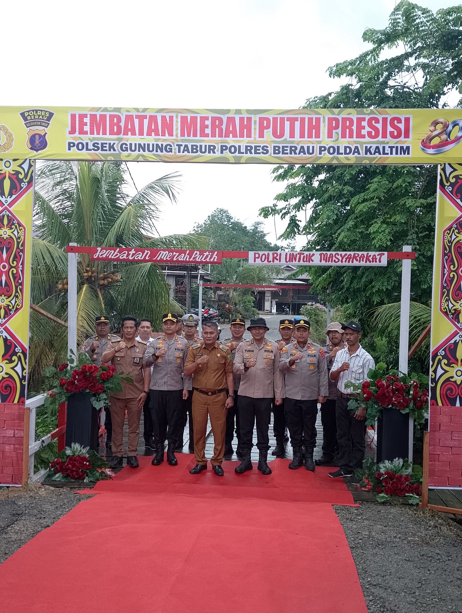 Tim Supervisi Asta Cita Itwasda Polda Kaltim Kunjungi Polres Berau, Tinjau Program Ketahanan Pangan dan Resmikan Jembatan Merah Putih Presisi