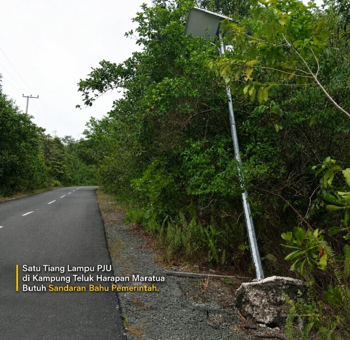 Satu Tiang Lampu PJU di Maratua Butuh Kasi Sayang Pemerintah 