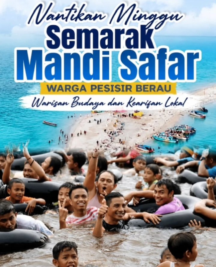 Mandi Safar di Gusung Pasir Kepulauan Berau,Semarak Warisan Budaya Warga Pesisir