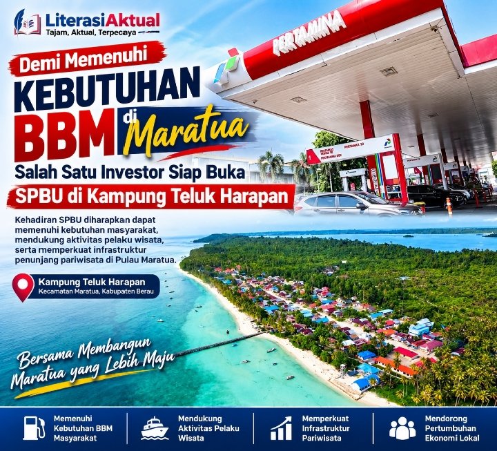 BBM Jadi Kebutuhan Penting Masyarakat dan Nelayan Maratua, Salasatu Investor Siap Bantu  Buka SPBU di Kampung Teluk Harapan