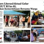 Media Pers LiterasiAktual Gelar Lomba HUT RI ke-81, Semarakkan Kemerdekaan Bersama Warga