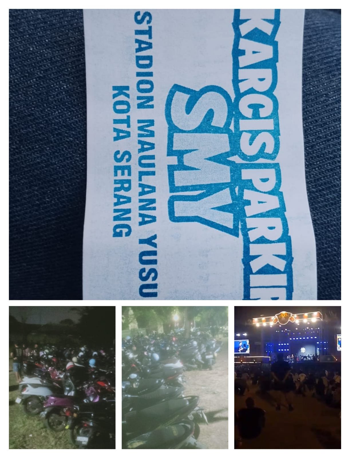 Praktek Parkir Liar di Acara Serang Fair 2026 di Stadion Maulana Yusuf Serang, Pengendara Roda Dua dan Pendapatan Asli Daerah ( PAD)Jadi Korbannya