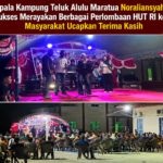 Kepala Kampung Teluk Alulu Maratua Noraliansyah, S.H., Sukses Merayakan Berbagai Perlombaan HUT RI ke-81, Masyarakat Ucapkan Terima Kasih