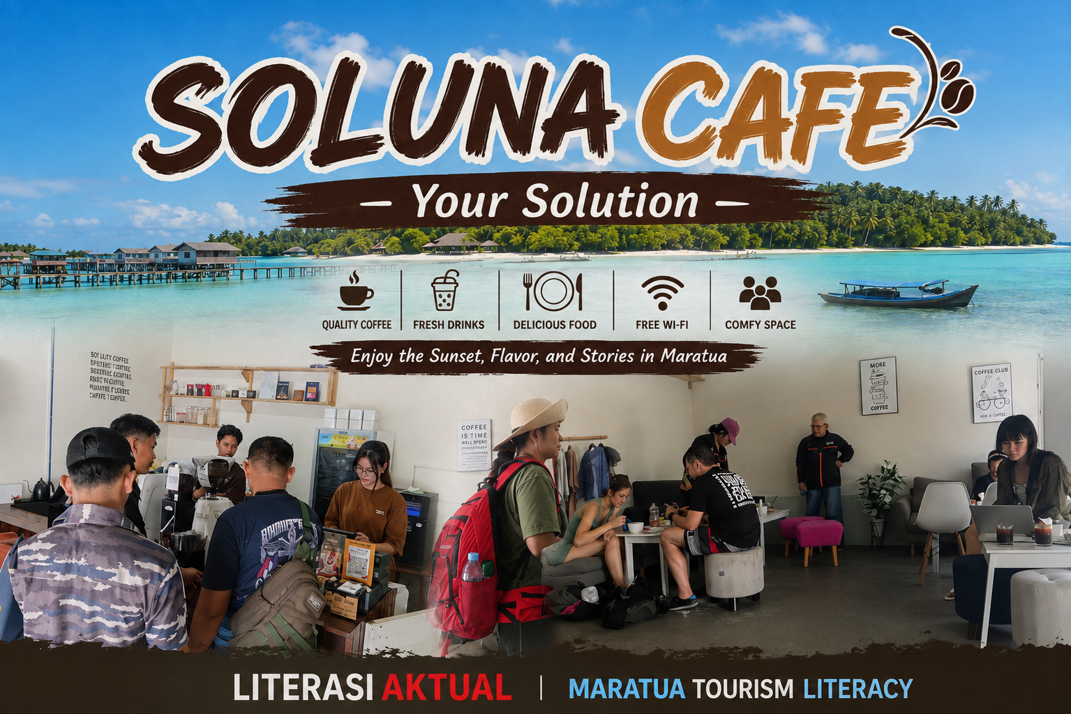 SOLUNA Coffee “Your Solution,” Bringing Modern Coffee and Culinary Experiences to Maratua Island