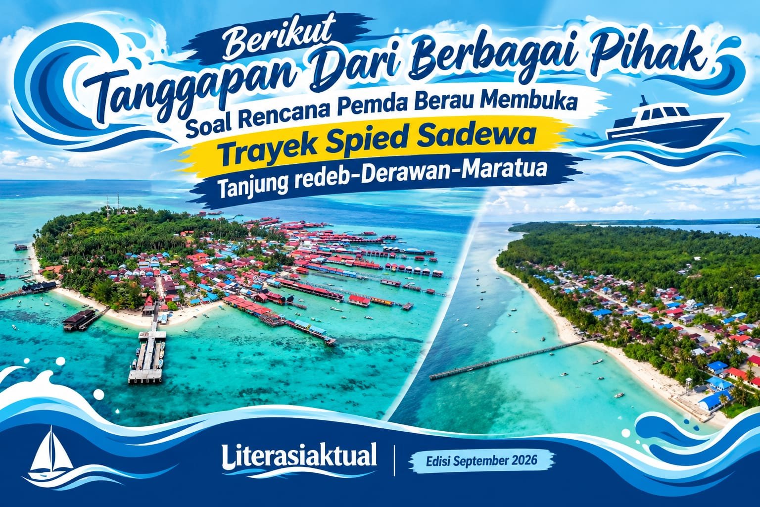 Progres Wacana Trayek Speedboat Sadewa Tanjung Redeb–Maratua–Derawan, Berikut Tanggapan Dari Berbagai Pihak