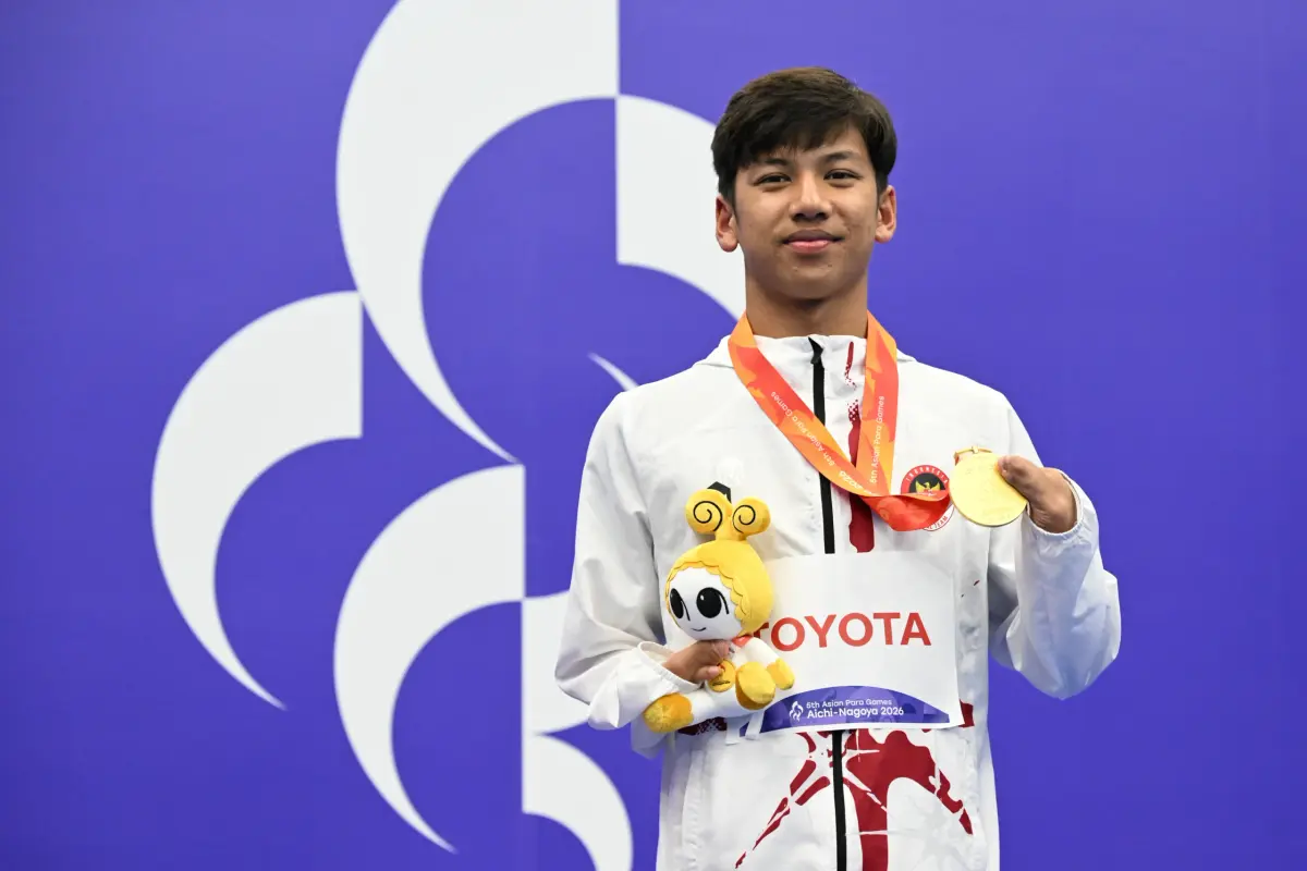 Atlet Muda Kampar Abdil Majid Rahman Raih Emas di Debut Asian Para Games 2026