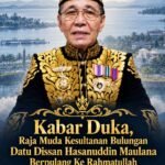 Kabar Duka, Raja Muda Kesultanan Bulungan Datu Dissan Hasanuddin Maulana Berpulang Ke Rahmatullah