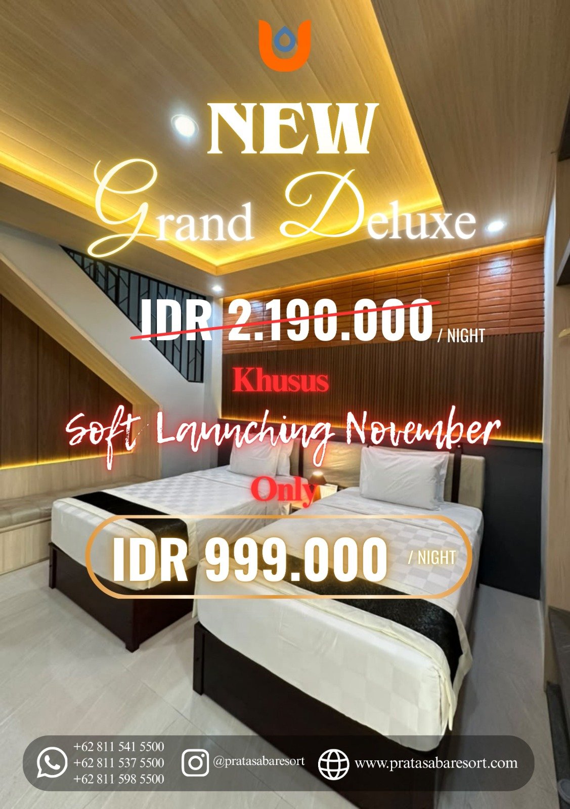 Something Fresh From The Heart Of Maratua! Pratasaba Resort Unveils New Grand Deluxe Room – New Room, New Vibes, Exclusive November Deal Only IDR 999K/Night!