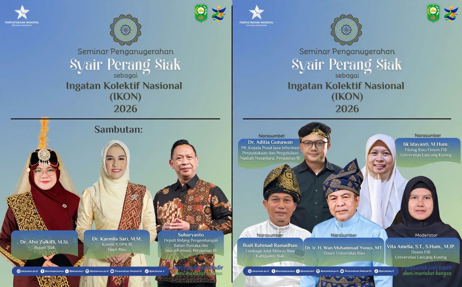 Syair Perang Siak Ditetapkan sebagai IKON 2026, Perpusnas Dorong Pelestarian hingga Generasi Muda